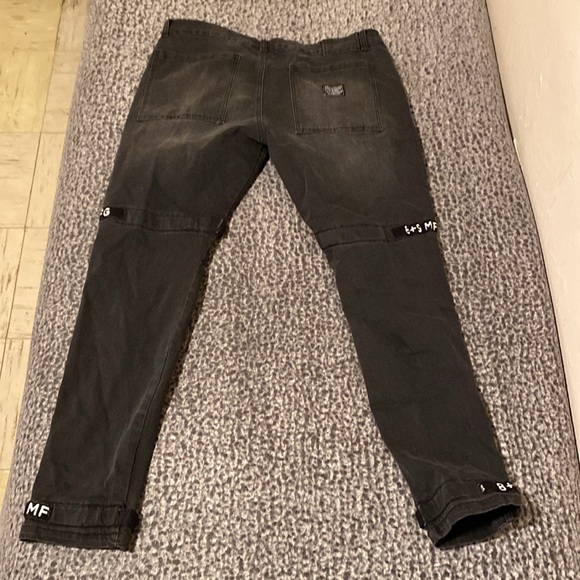 Men Vintage Wash Jeans - Picture 2 of 3